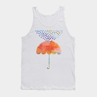 Rainbow Umbrella Tank Top